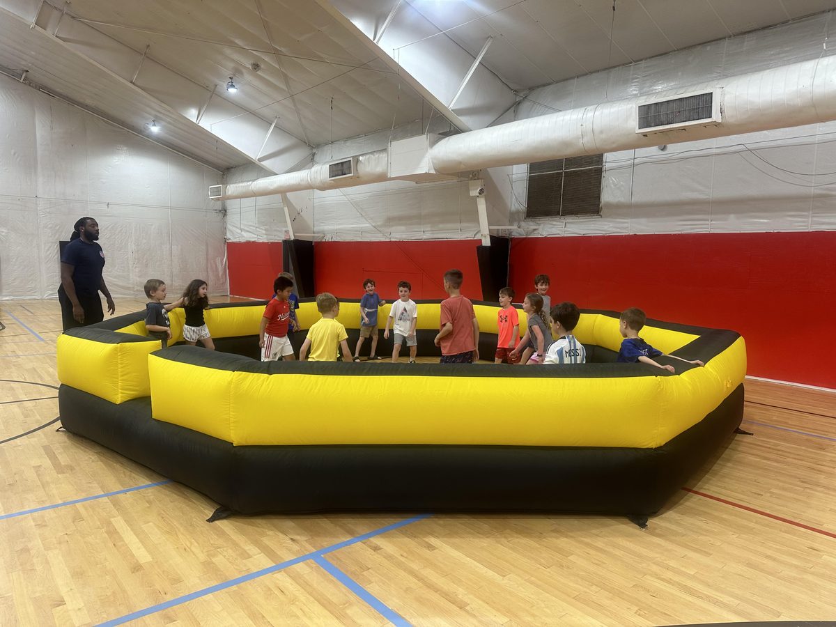 Kids playing group games at East Coast Sports and Fitness in Yorktown Heights, NY