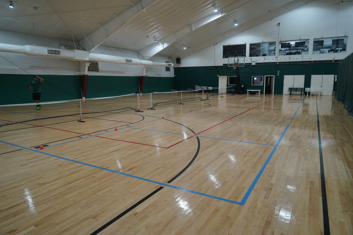 Indoor pickleball courts at East Coast Sports and Fitness in Yorktown Heights, NY