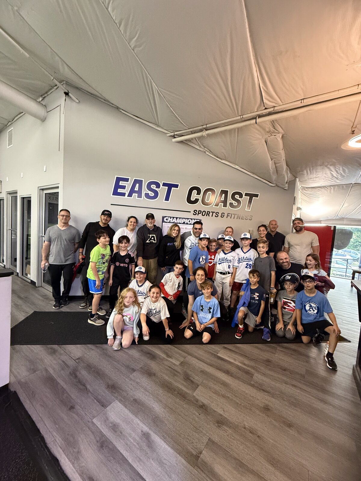 East Coast Athletics team photo